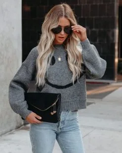 Stella Crossbody Envelope Zip Clutch - Black - SALE -clothes Sales stellazipclutchblack7