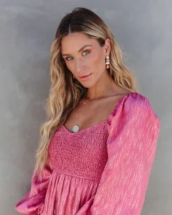 Such A Gem Crystal Drop Earrings - Blush - FINAL SALE -clothes Sales suchagemcrystaldropearringsblush6