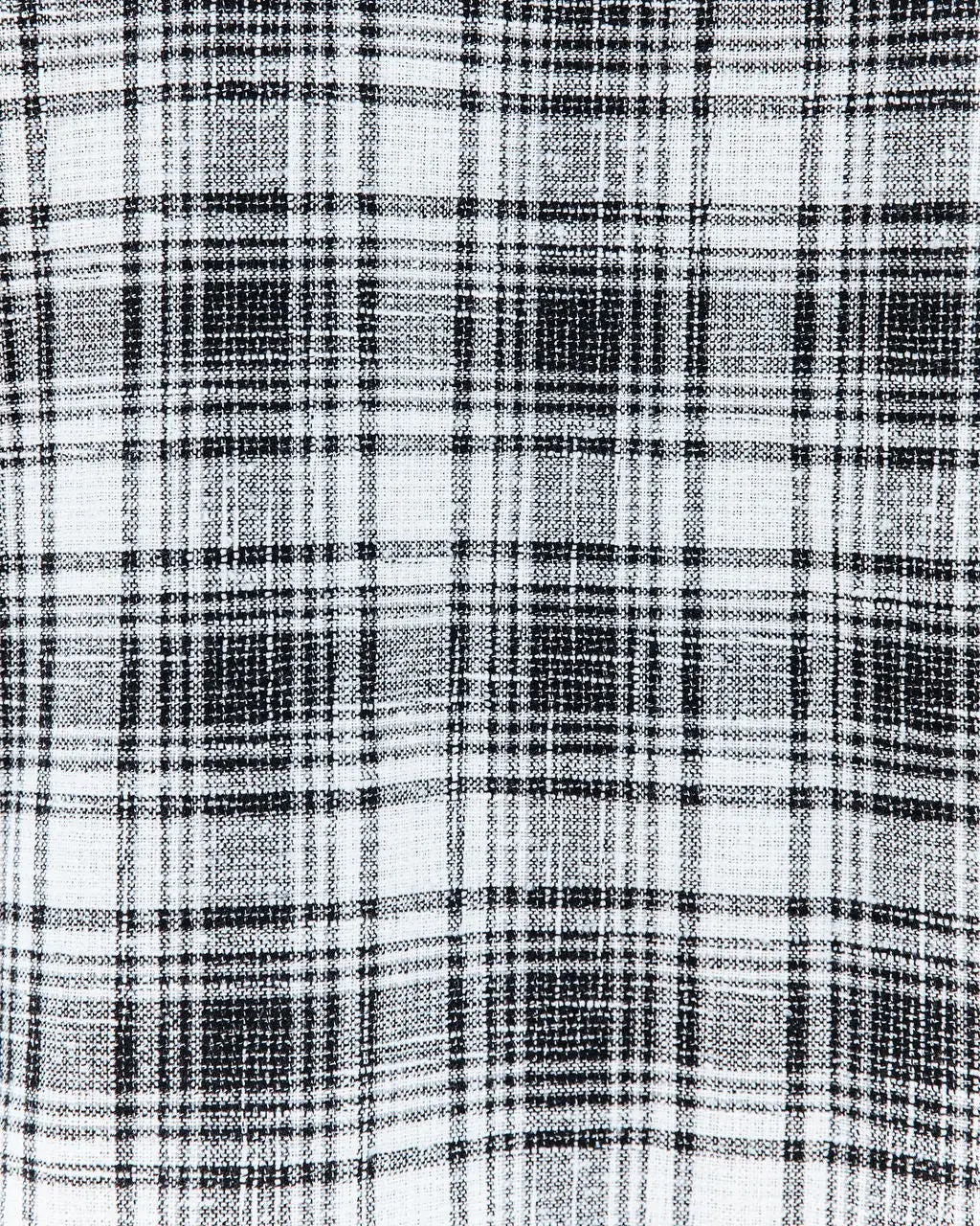 Tanja Pocketed Plaid Button Down Shacket - Black - FINAL SALE 2 Tanja Pocketed Plaid Button Down Shacket - Black - FINAL SALE - Image 2