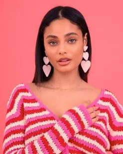 Heart To Heart Woven Earrings - White - FINAL SALE -clothes Sales unnamed 3 bbbcd942 3c78 4e1f 904c b3d2acf5794d