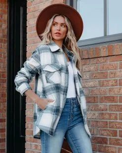 Veneta Pocketed Plaid Shacket - FINAL SALE