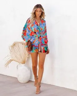 Wowza Printed Kimono Romper - FINAL SALE -clothes Sales wowzaprintedkimonoromper19