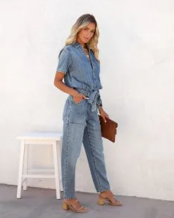 Yorker Cotton Pocketed Jumpsuit - FINAL SALE -clothes Sales yorkercottonpocketedjumpsuit18