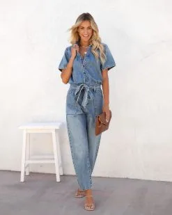 Yorker Cotton Pocketed Jumpsuit - FINAL SALE -clothes Sales yorkercottonpocketedjumpsuit41