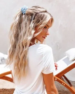 Zebra Print Hair Scrunchie Set - LAST CHANCE -clothes Sales zebraprinthairscrunchieset3