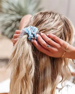 Zebra Print Hair Scrunchie Set - LAST CHANCE -clothes Sales zebraprinthairscrunchieset4