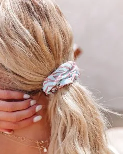 Zebra Print Hair Scrunchie Set - LAST CHANCE -clothes Sales zebraprinthairscrunchieset8