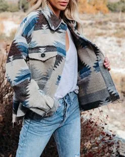 Zion Distressed Button Down Shacket - Teal - FINAL SALE -clothes Sales ziondistressedbuttondownshacketteal23